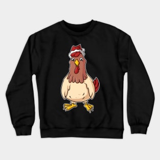 Christmas Chicken Crewneck Sweatshirt